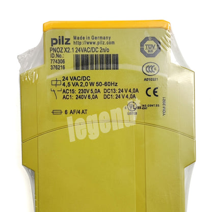 SealedPilz PNOZ X2.1 24VAC/DC Safety Relay - PILZ