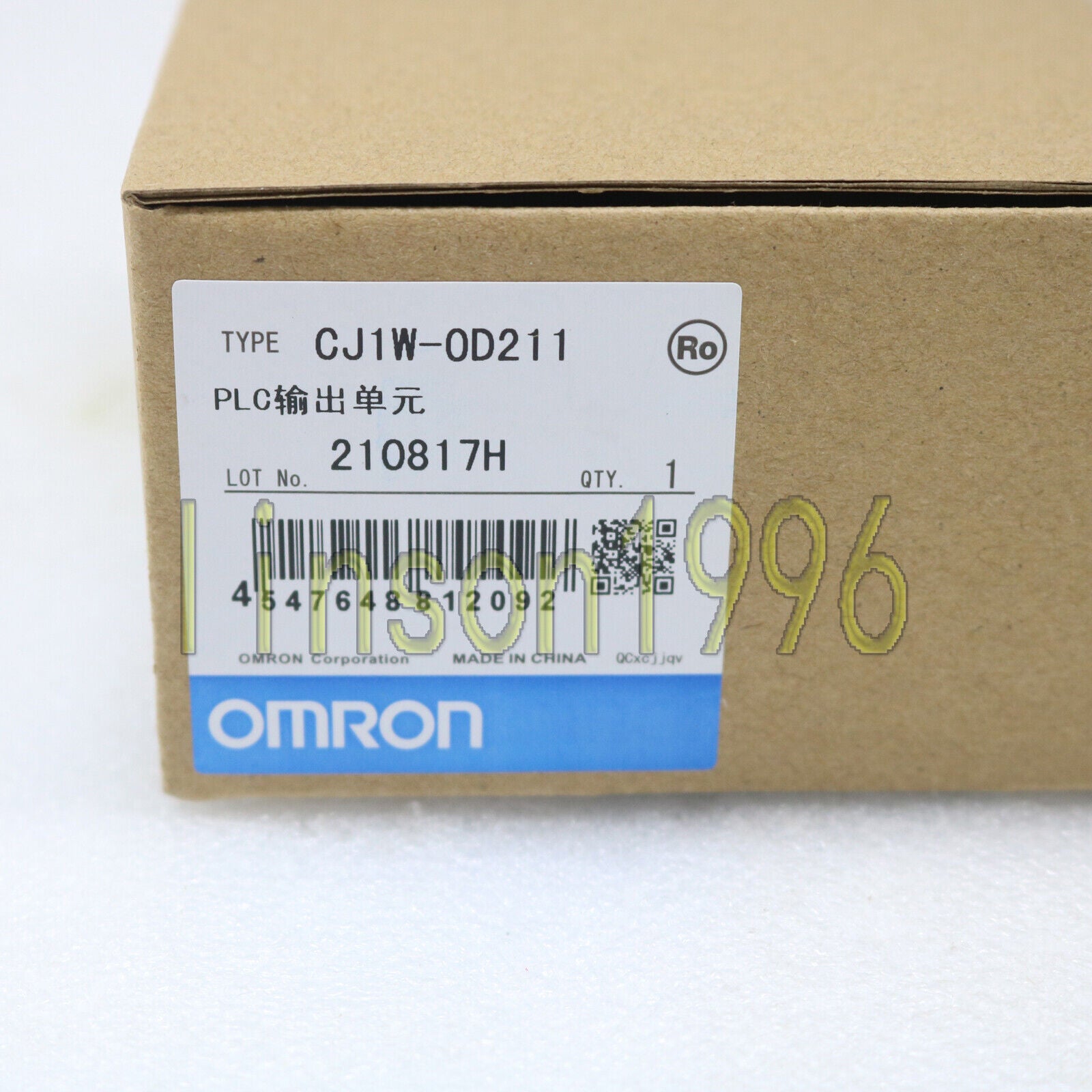 new  IN BOX OMRON CJ1W-OD211 PLC Output Unit Controller Module 1 year