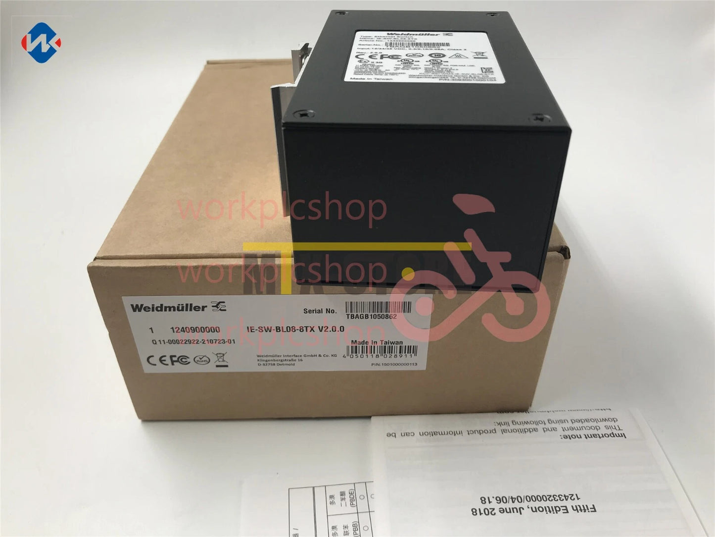 1PCS Weidmuller IE-SW-BL08-8TX