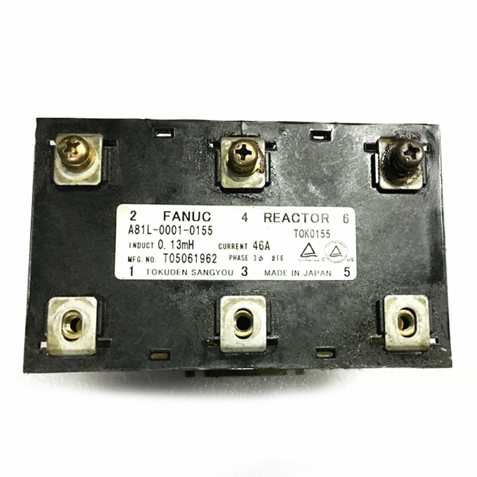 used One For Fanuc A81L-0001-0155 Line Reactor Transformer Fully Tested - KOEED