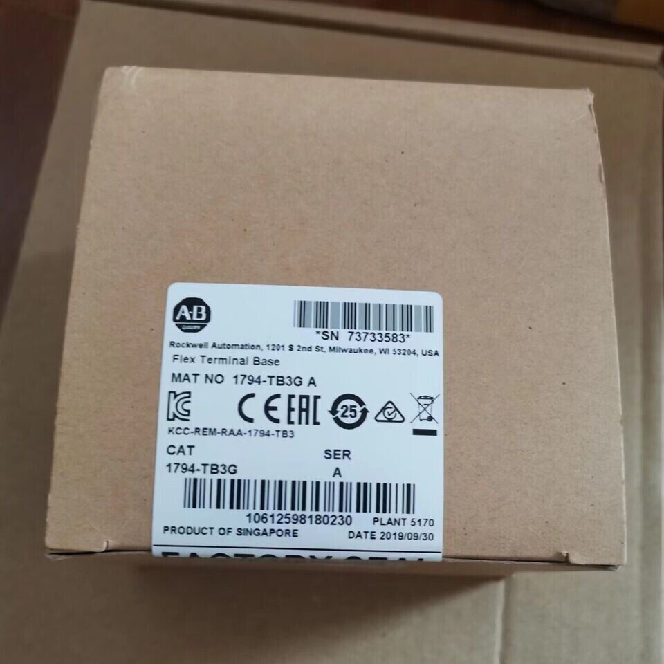 Factory Sealed AB 1794-TB3G Flex Terminal Base Module - SEMTECH PRODUCTS