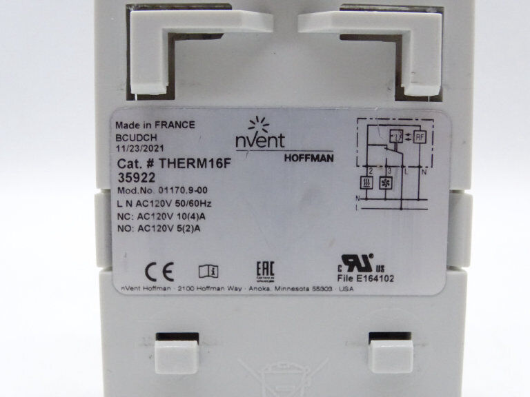 Hoffman Therm16F Temperature Controller with 16 Digit Precision for Accurate Temperature Monitoring in Home or Commercial Settings - HOFFMAN
