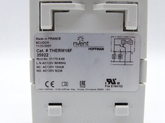 Hoffman Therm16F Temperature Controller with 16 Digit Precision for Accurate Temperature Monitoring in Home or Commercial Settings - HOFFMAN