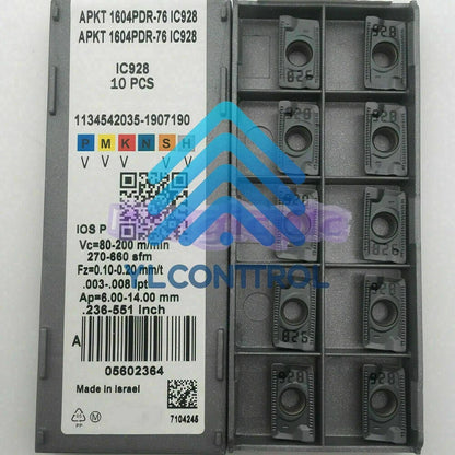 10PCS/Box ISCAR APKT1604PDR-76 IC928 Carbide Inserts CNC