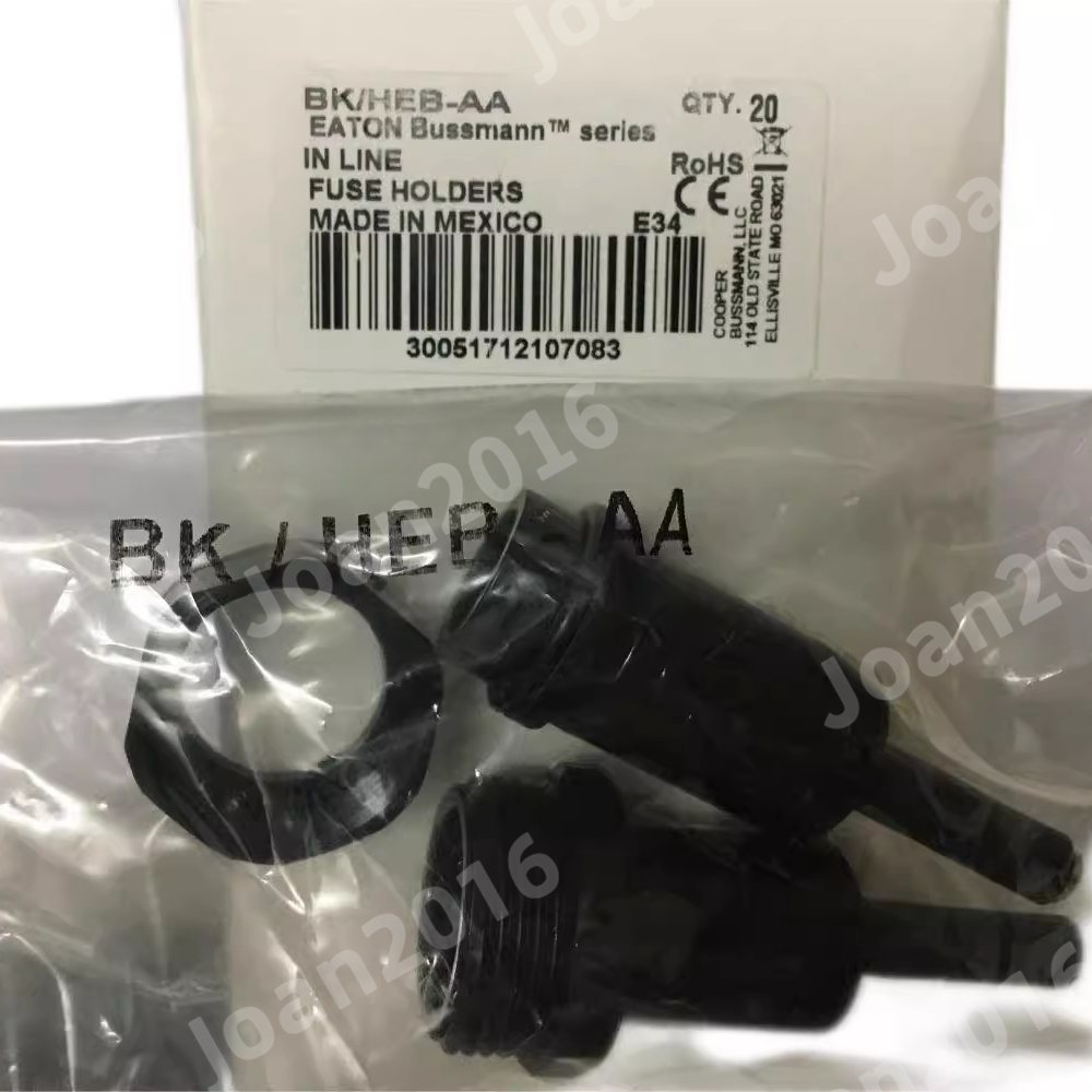 new 10PC Eaton Bussmann HEB-AA Inline Fuse Holders 600V 30A BK/HEB-AA - EATON