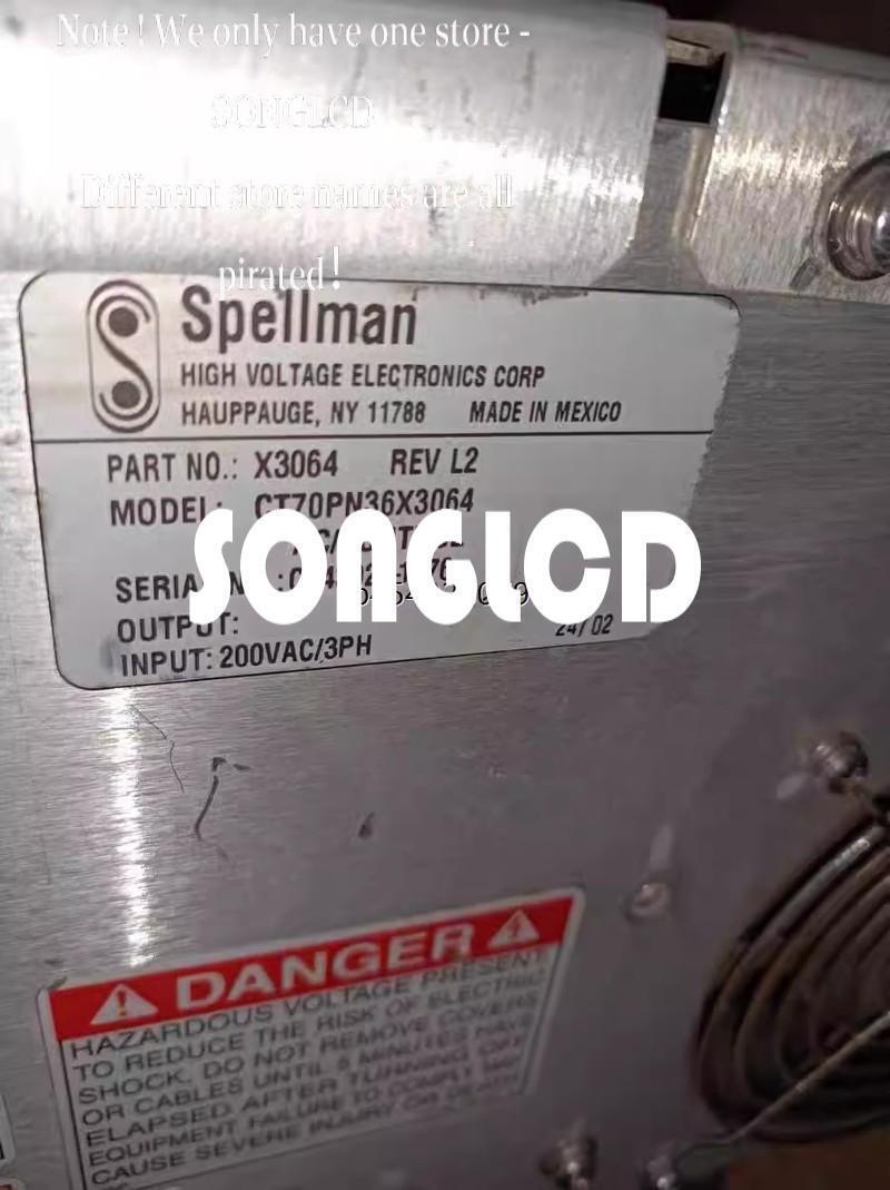 Spellman X3064 CT70PN36X3064 High Voltage Power Supply - SPELLMAN