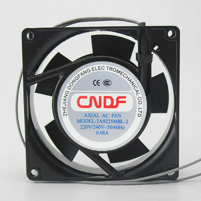 CNDF TA9225MSL-2 220V/240V 0.08A 92*92*25MM Industrial Axial Cooling Fan