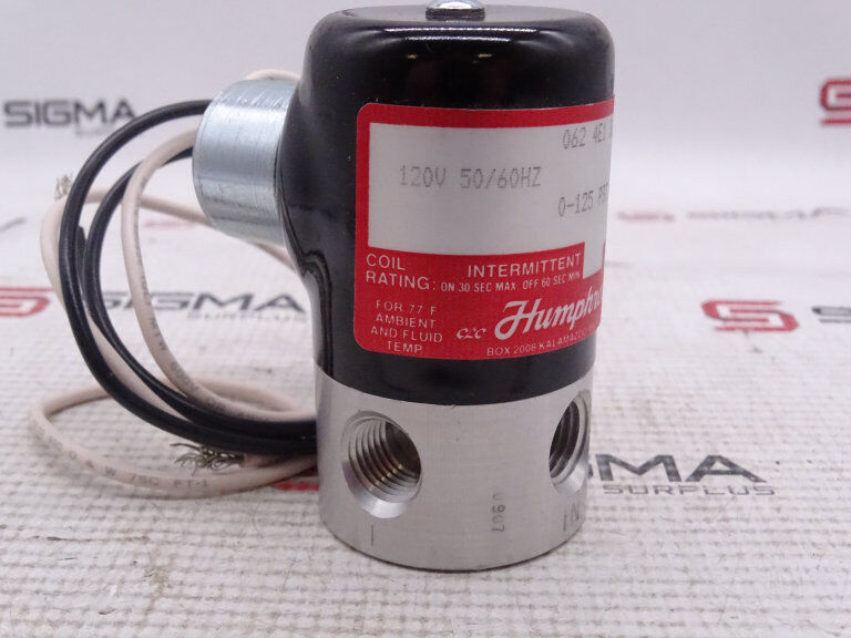 HUMPHREY 062-4E1-36-120-50/60 VALVE: High-Performance Valve - HUMPHREY