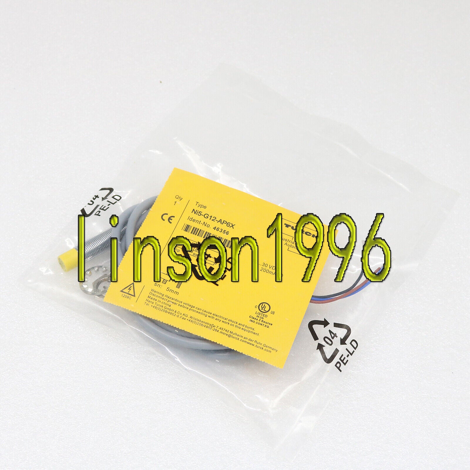 1PCS TURCK NI5-G12-AP6X Proximity Switch Sensor - TURCK