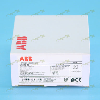 ABB MS116-10 6.3-10A Motor Circuit Breaker Fast - ABB