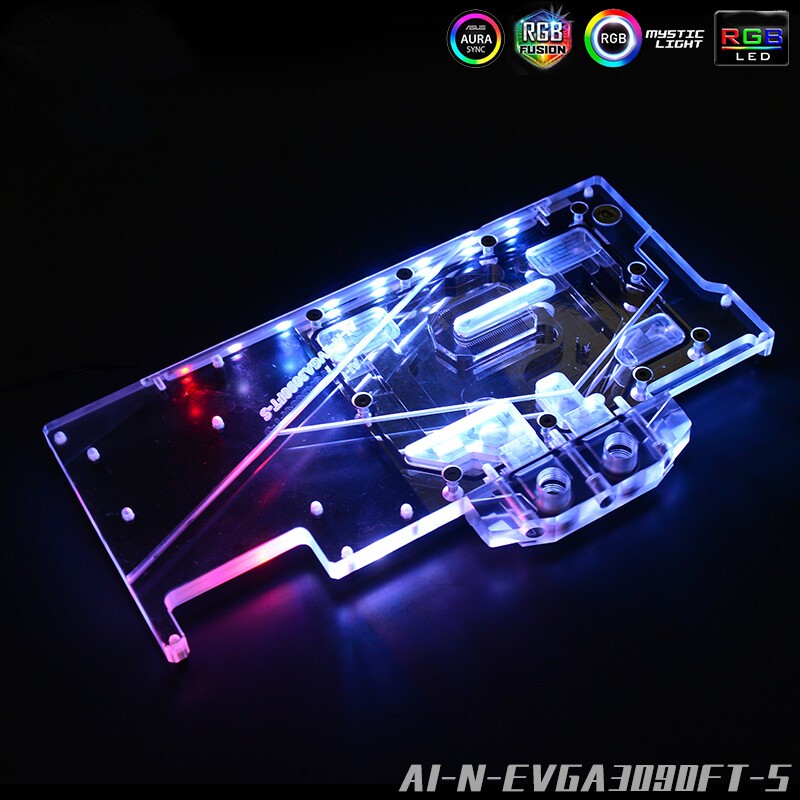For EVGA 3090 3080 FTW3 DIY Water Block Full Coverage Graphics Card Water Block