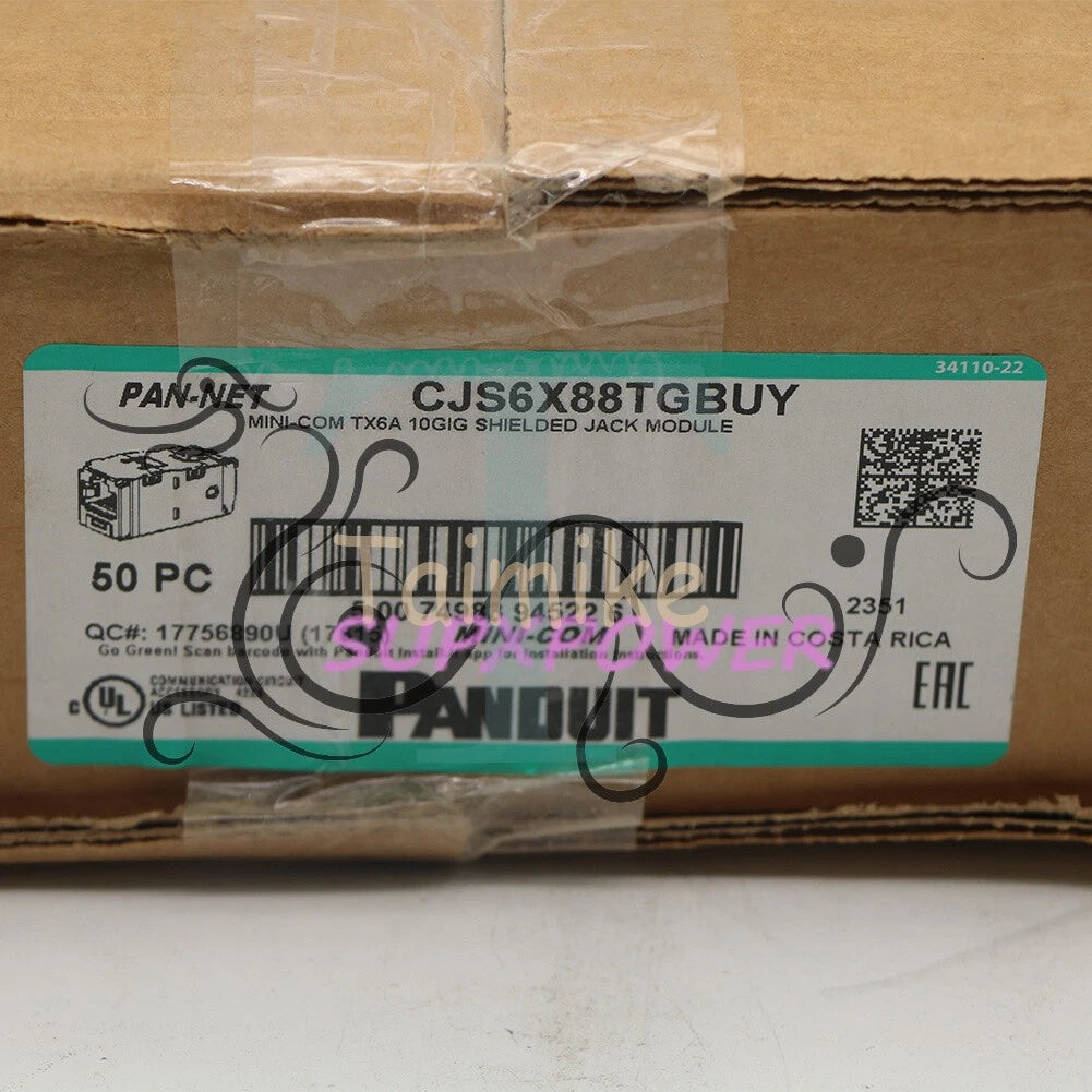 50PCS/Box Super Category 6 Shielded Network Module CJS6X88TGBUY
