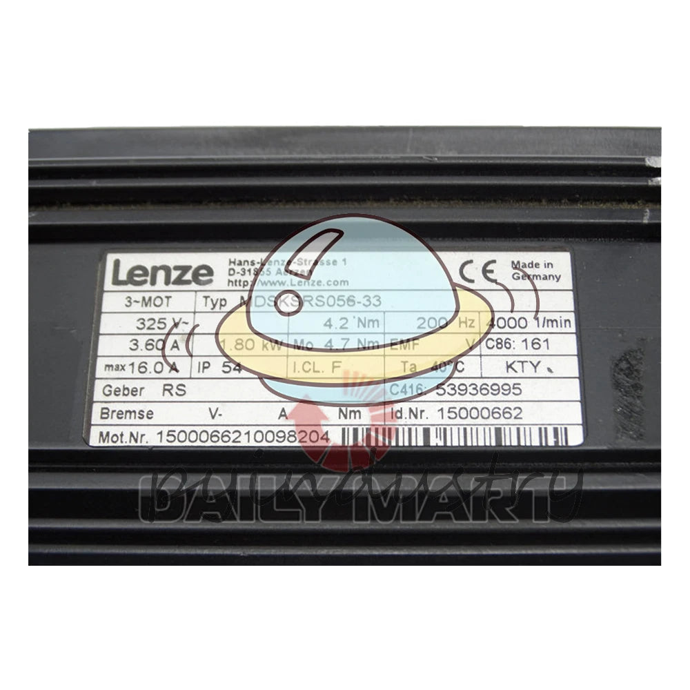 & Tested LENZE MDSKSRS056-33 Servo Motor