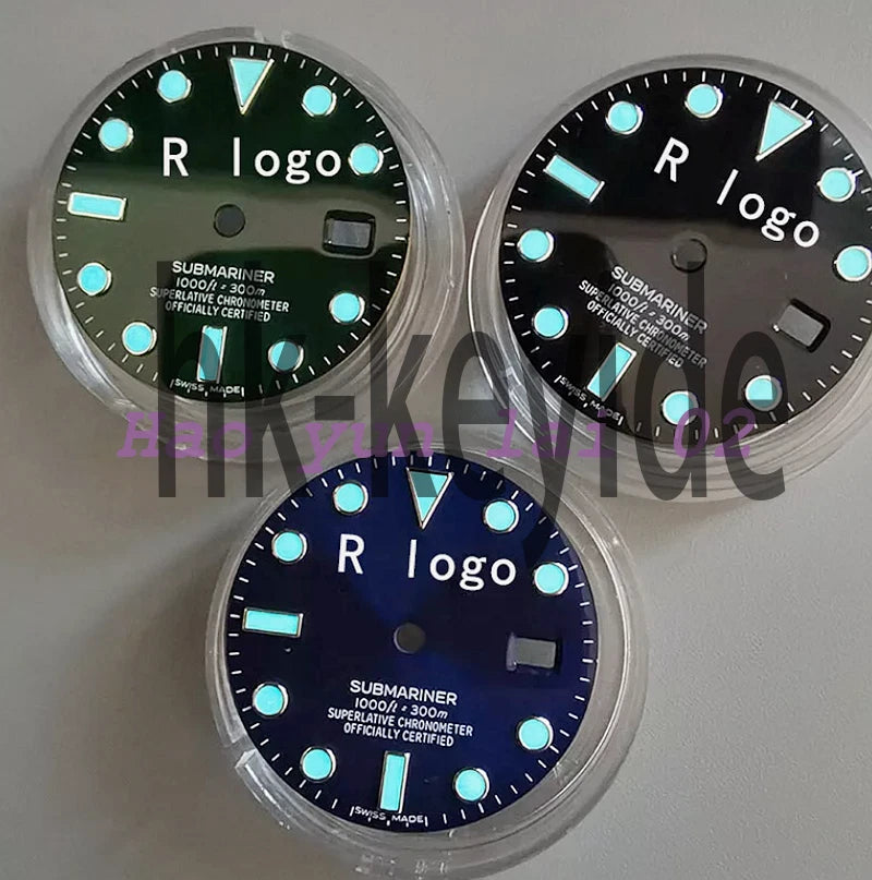 27.3Mm Water Ghost Dial for 40mm Submariner 3135 mechanical movement