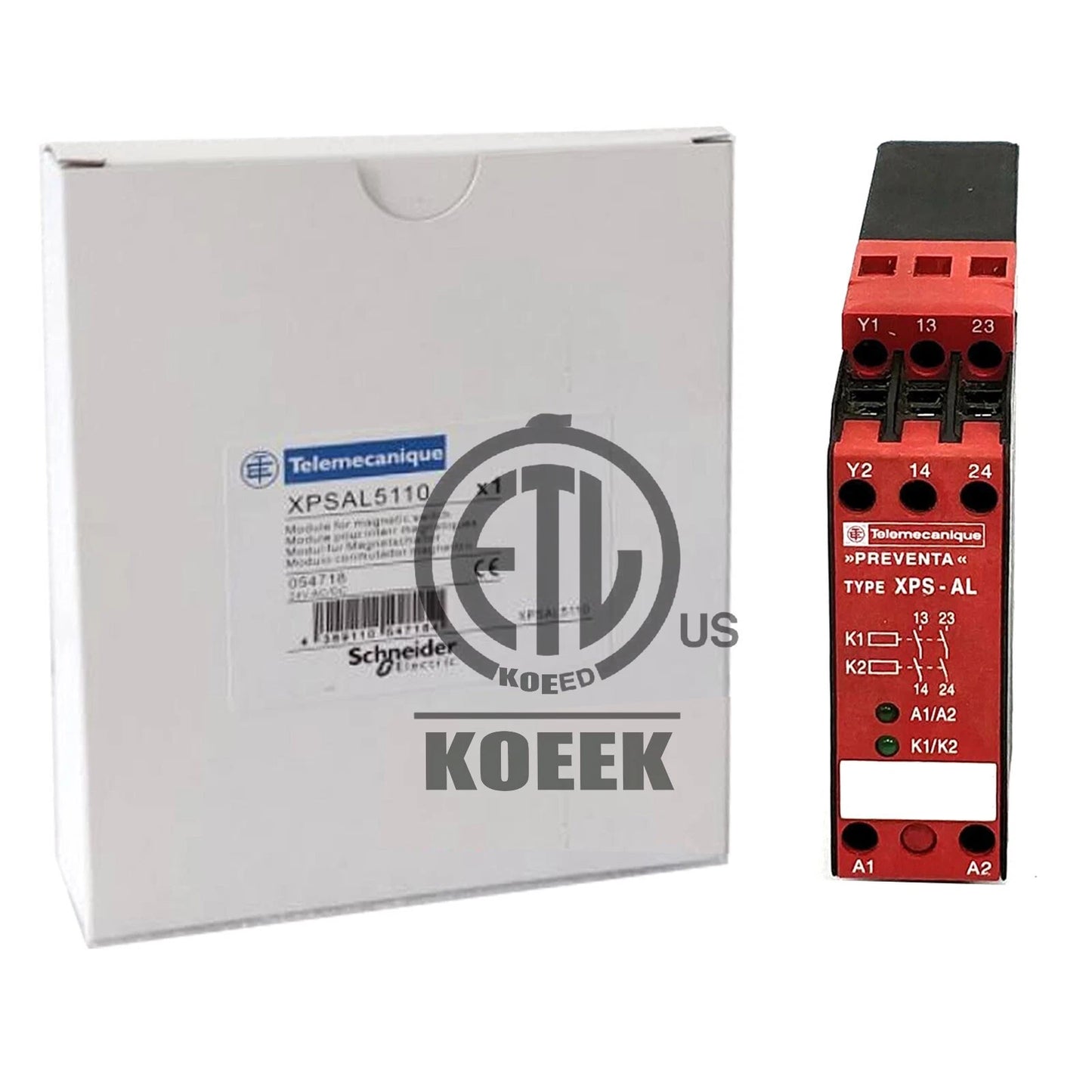Schneider Telemecanique Preventa Safety Relay XPSAL5110 24VAC/DC Automation