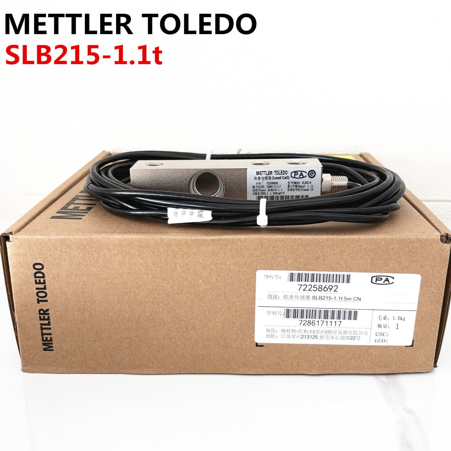 1pcs  Mettler Toledo Load cell SLB215-1.1T