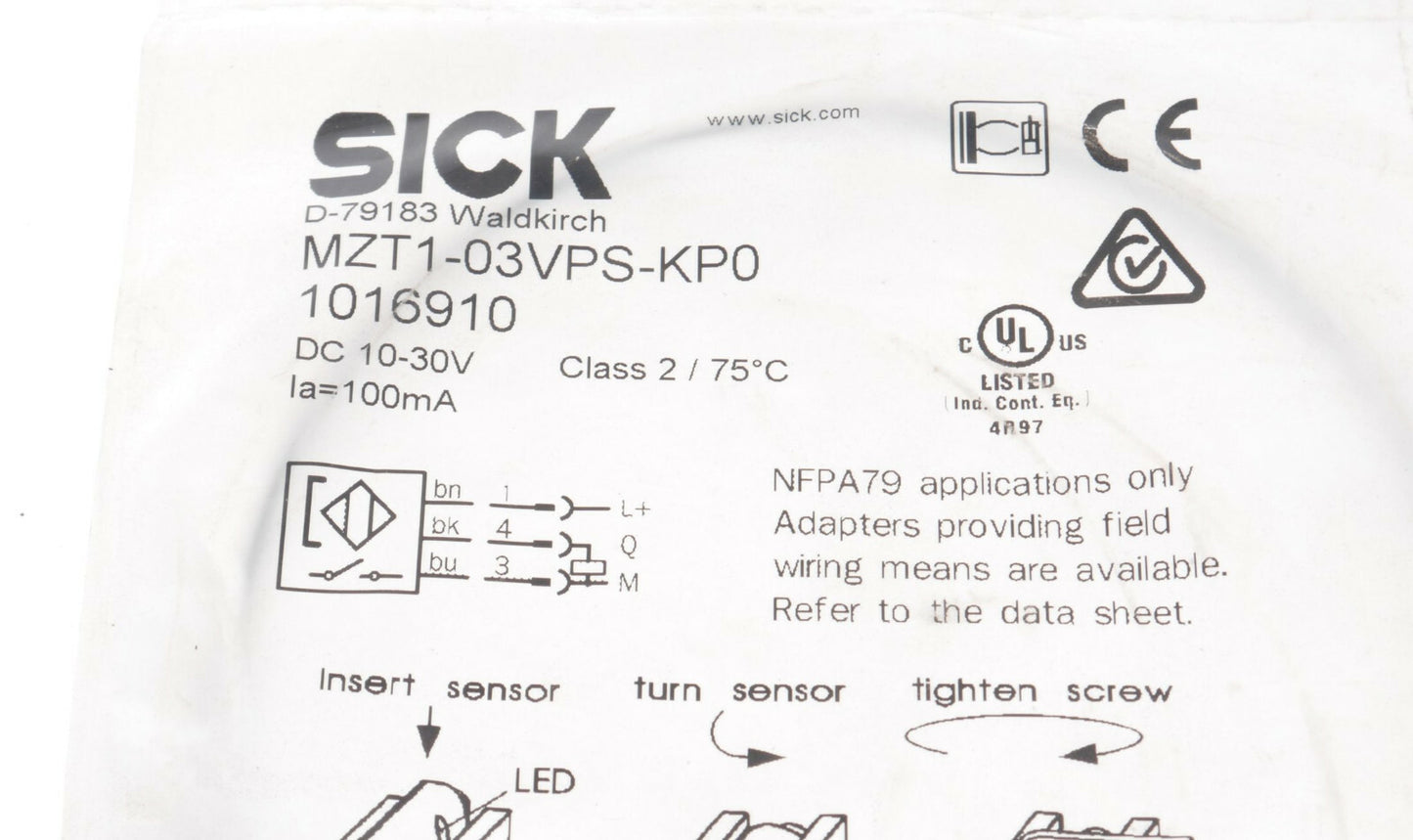 new SICK MZT1-03VPS-KP0 1016910 MZT103VPSKP0 !  !