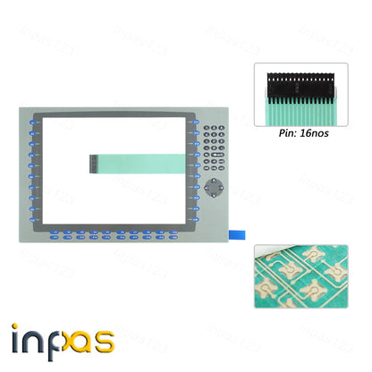 new 1X for AB 2711P-B15C4D8 2711P-B15C4D9 Touch screen panel with Membrane keypad AB