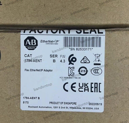 Flex EtherNet/IP Adaptor 1794AENT - NEW FACTORY SEALED