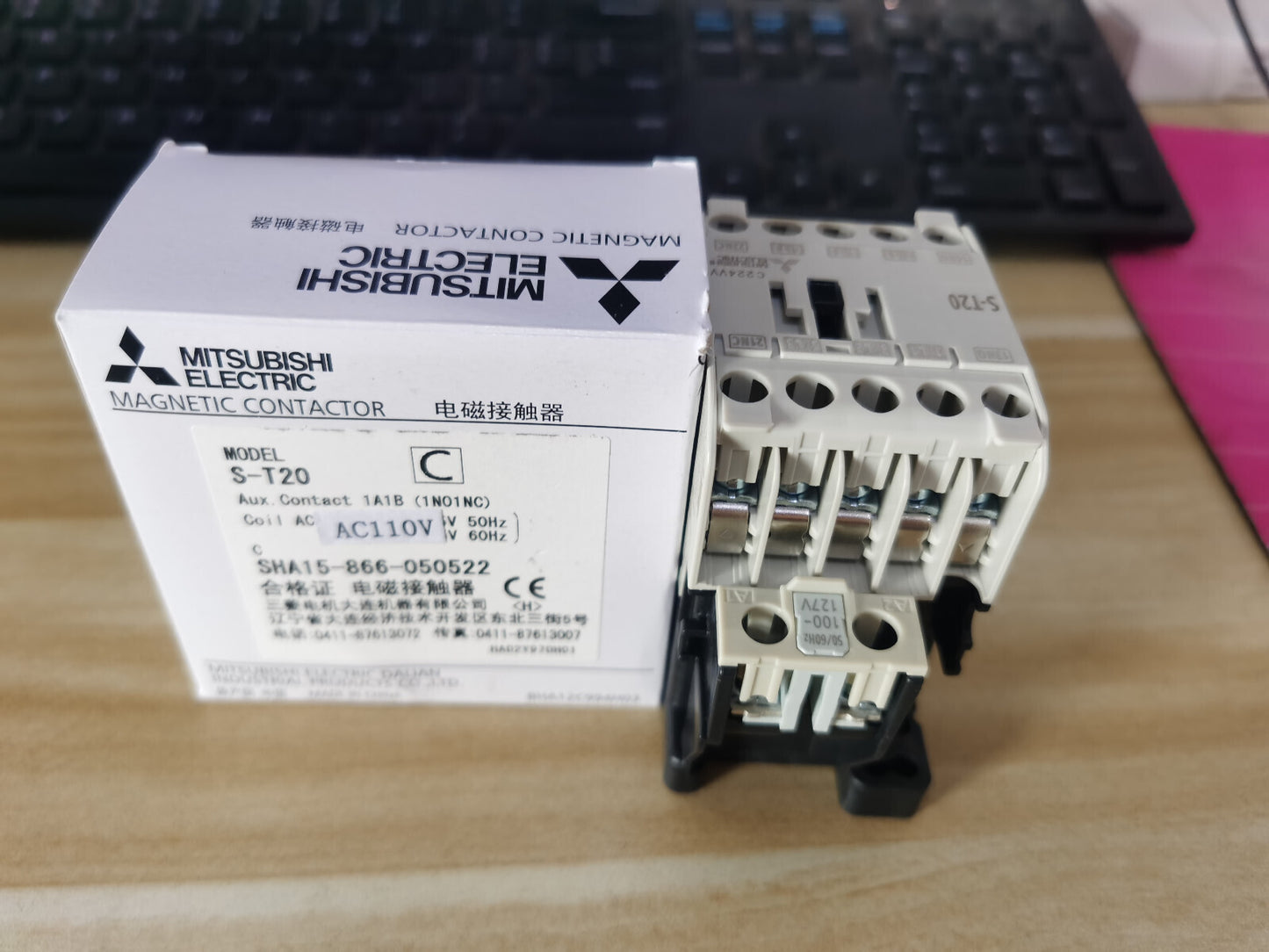 Mitsubishi S-T20 ST20  AC Contactor 1A1B