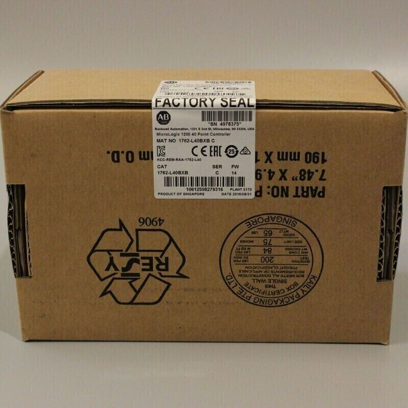 Allen Bradley MicroLogix 1200 40 Point Controller 1762L40BXB - High-Performance Motion Control System - ALLEN BRADLEY
