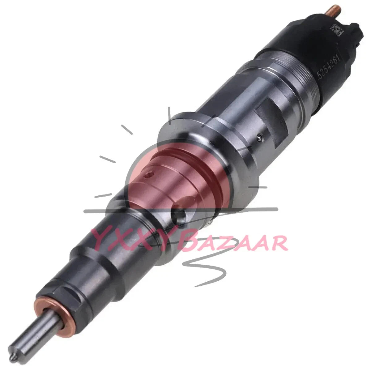 6PC 0445120177 Common Rail Fuel Injector 5254261 For Cummins Ram 6.7L ISB QSB