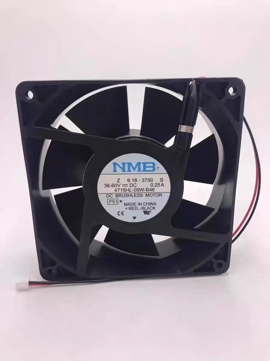NMB 4715HL-09W-B46 12038 36-60V 0.25A 12CM 2-Pin Inverter Cooling Fan