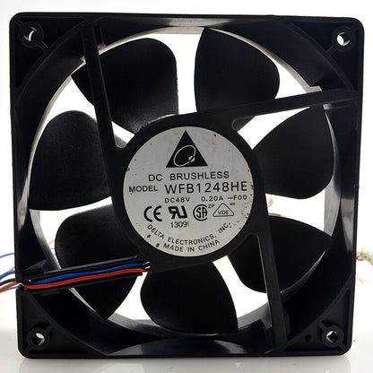 1pcs Delta WFB1248H 12 cm 48V 0.20A 12038 server large air volume fan