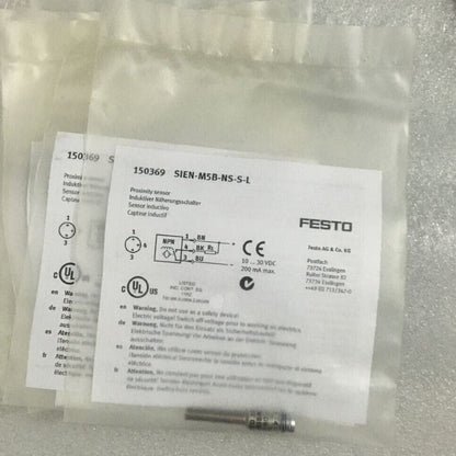 FESTO Proximity Switch SIEN-M5B-NS-S-L - FESTO