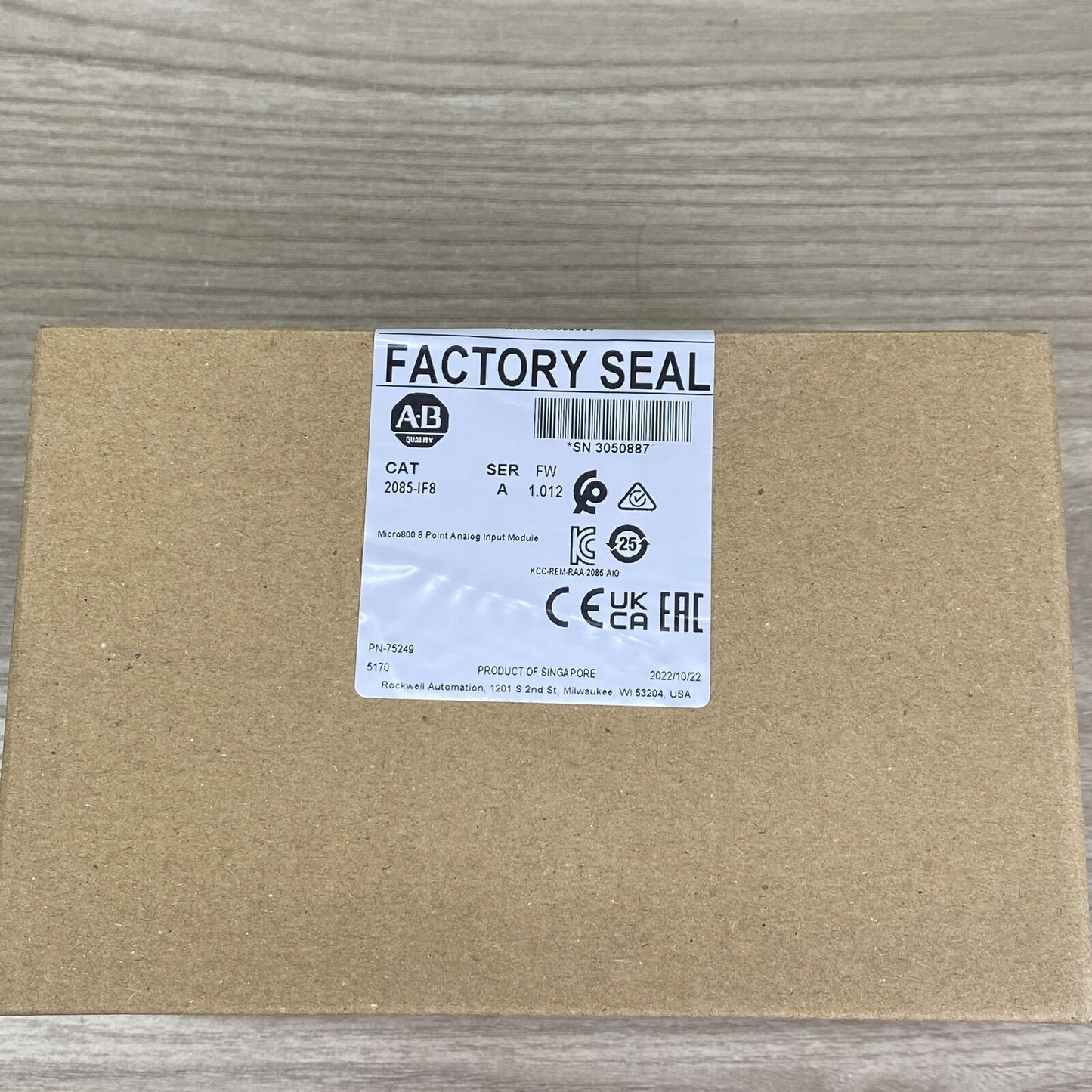 New AB 2085-IF8 Micro800 8 Point Analog Input Module Factory Sealed - AB