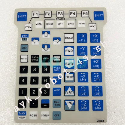 AWE2 for FANUC A05B-2518-C304 pendant keypad overlay Menbrane Button film