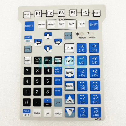 Membrane Keypad for Fanuc AWE2 Teach Pendant Protective button Film overlay