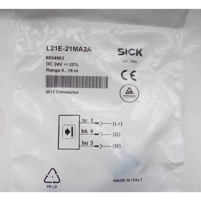 ONE SICK Photoelectric Switch Sensor L21E-21MA2A - ONE SICK