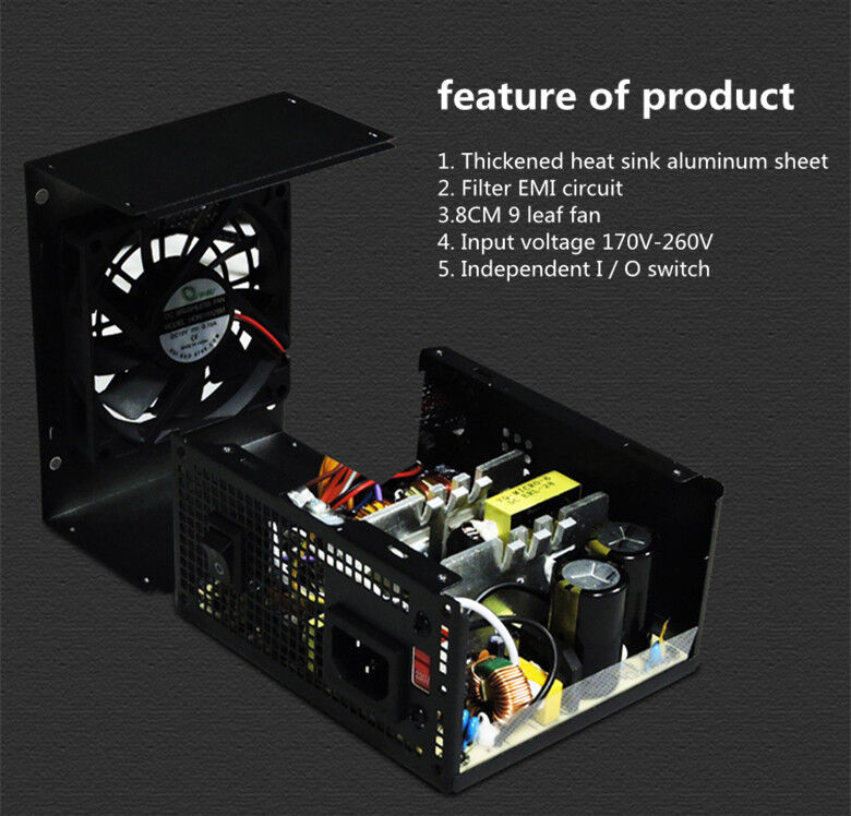 new Computer power supply SFX400W computer HTPC host Micro mini one machine - SCHNEIDER ELECTRIC
