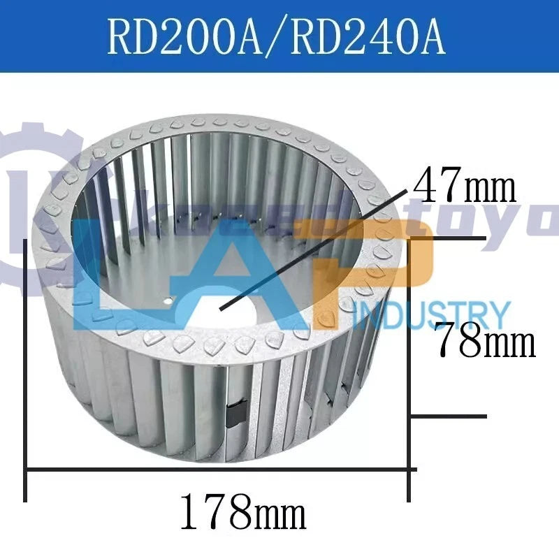1PCS Fits for BUSCH vacuum pump RD200A/RD240A fan～