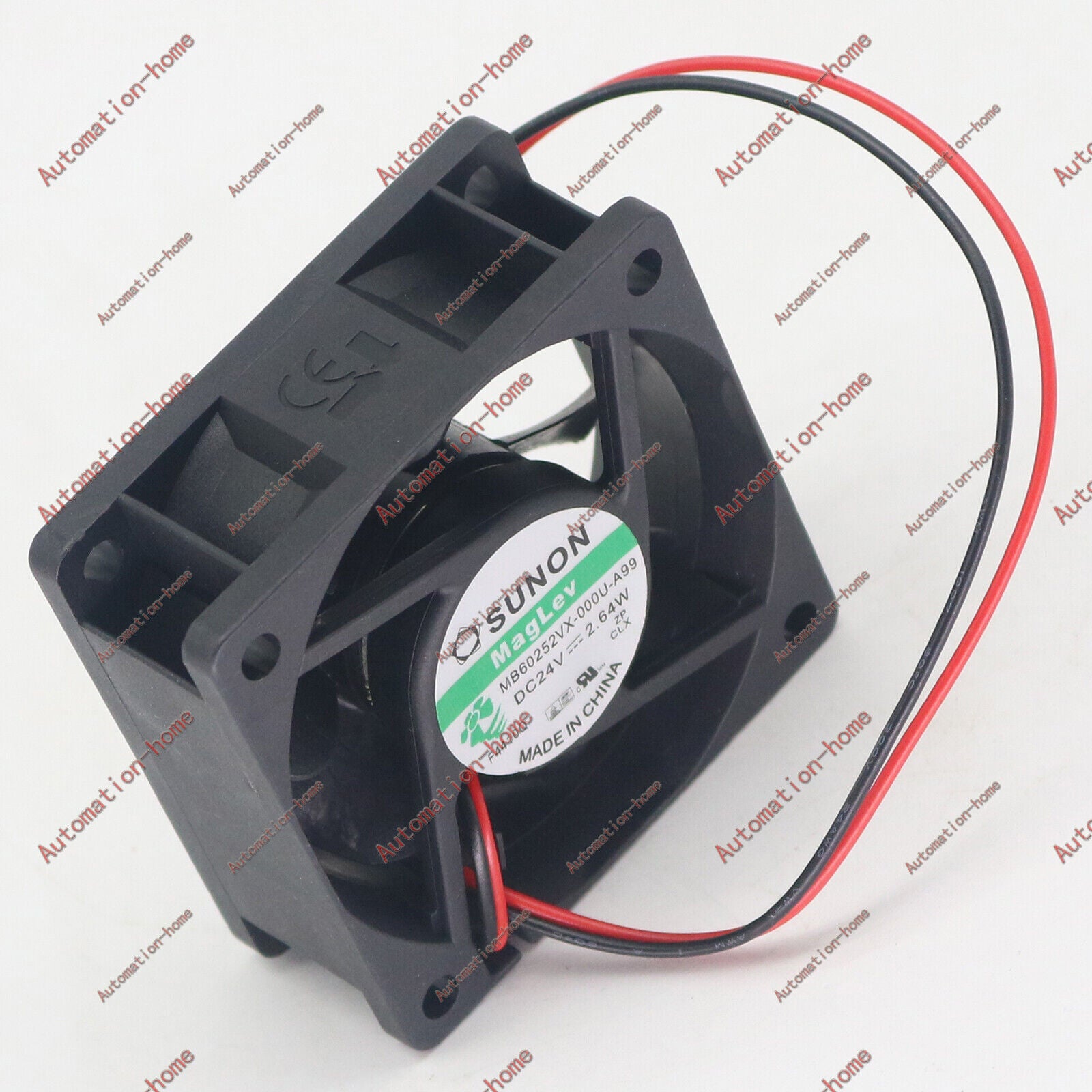 SUNON MB60252VX-000U-A99 DC24V 2.64W 2-Wire Axial Power Adapter - SUNON