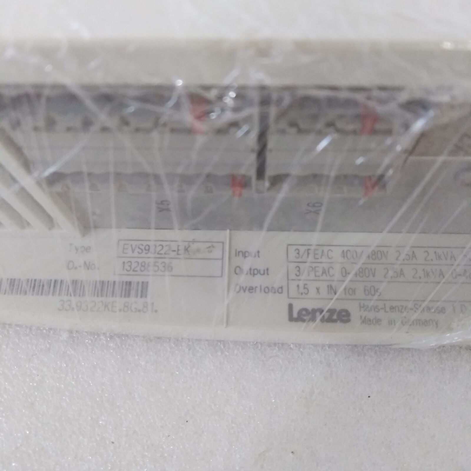 used Lenze INVERTER EVS9322-EK refurbished - LENZE