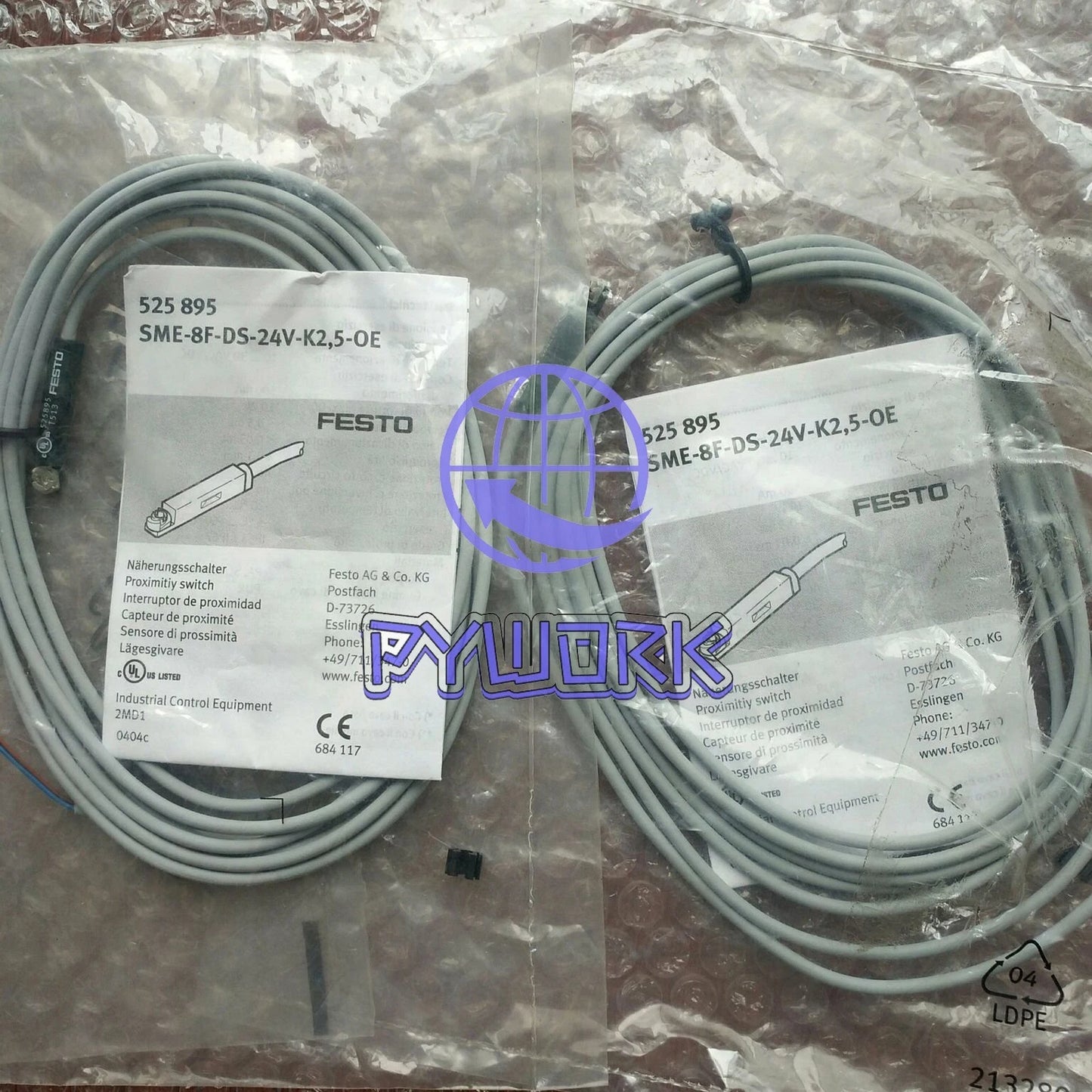 one FESTO SME-8F-DS-24V-K2,5-OE Proximity Sensor Fast Shipping