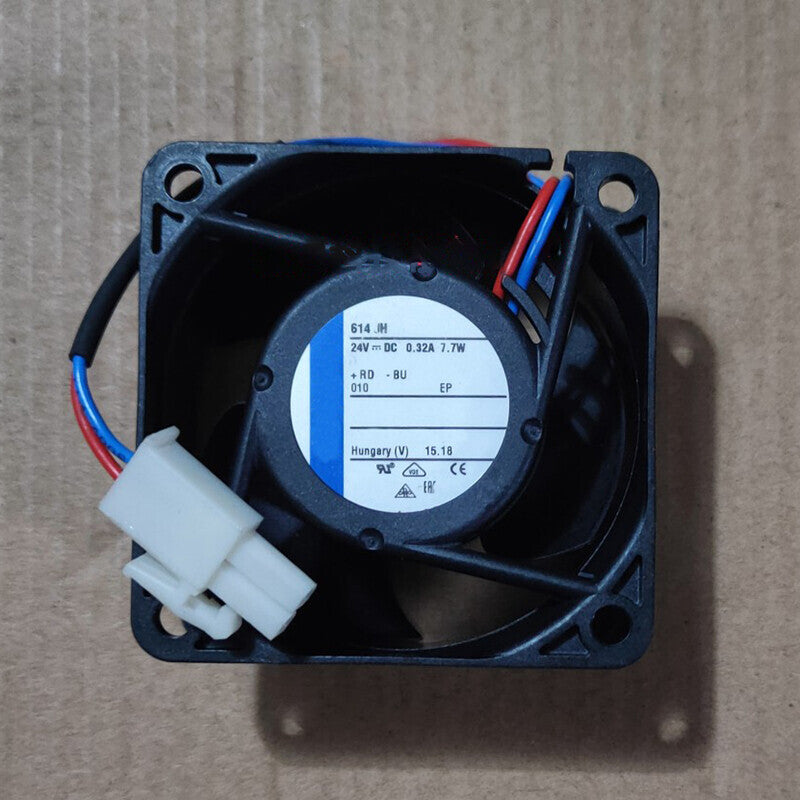 1PC For 614JH DC 24V 7.7W 0.32A 60*60*32mm Cabinet Cooling Fan 2Pin
