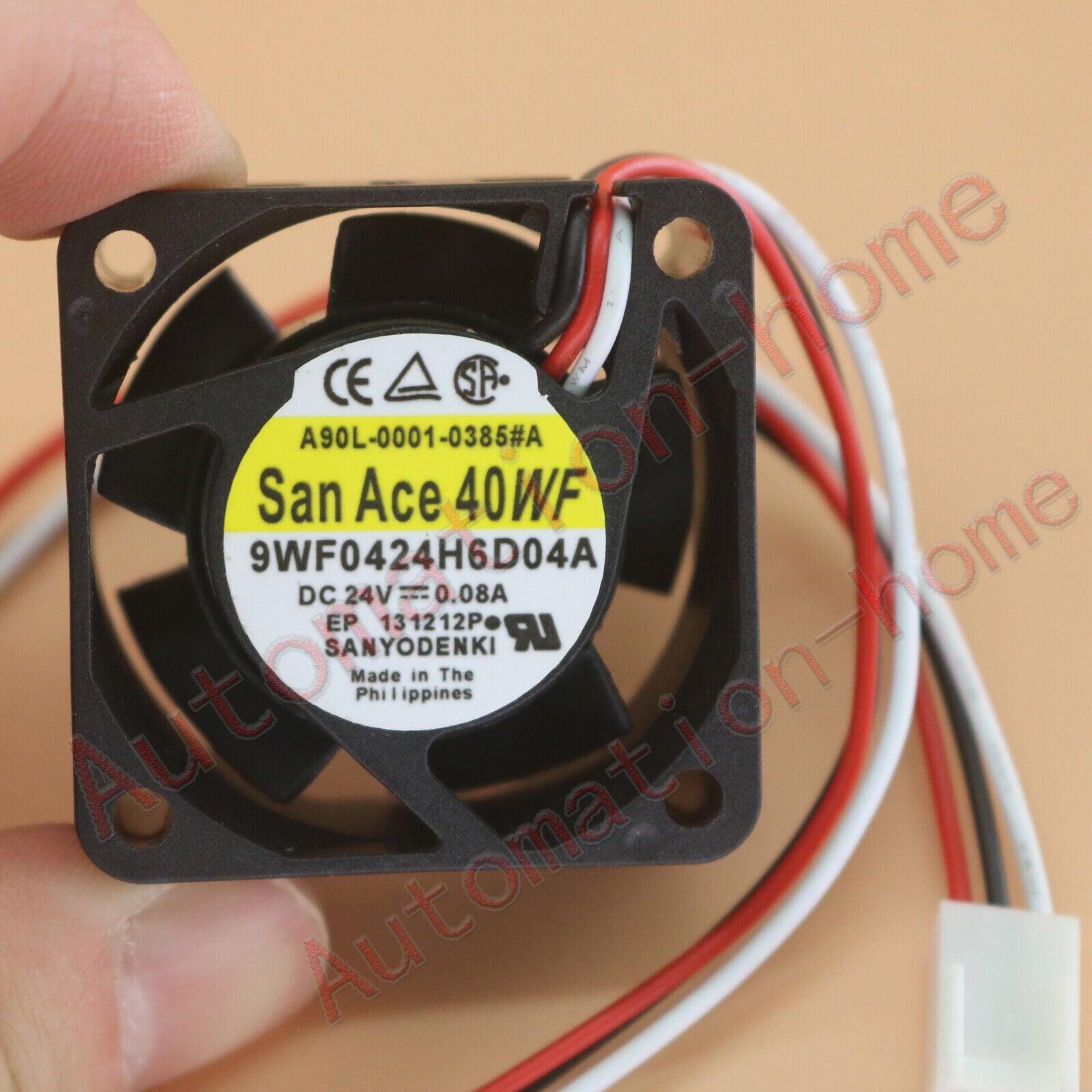 Sanyo A90L-0001-0385 DC24V 0.08A 3-Wire Cooling - SANYO