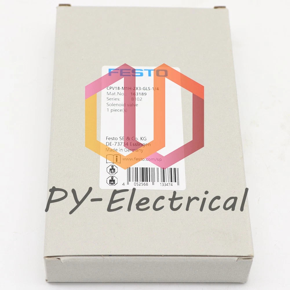 FESTO Solenoid Valve CPV18-M1H-2X3-GLS-1/4 163189 (1PCS)