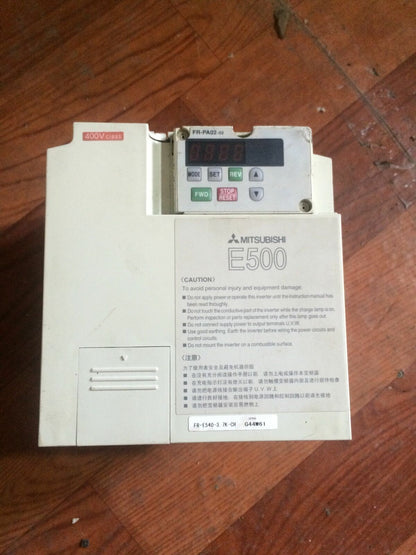 used ONE Mitsubishi Inverter FR-E540-3.7K-CH 380V Inverter System - MITSUBISHI