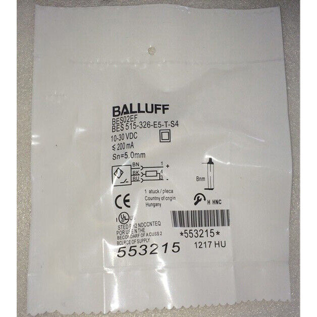 Proximity Switch SHIP - 515-326-E5-T-S4 Proximity Switch with Ship - BALLUFF