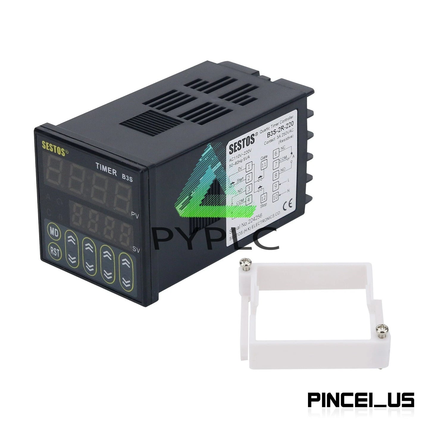 Sestos Digital Quartic Timer Relay Switch Relay Ce Ac100-240V B3S 100-240V Omron