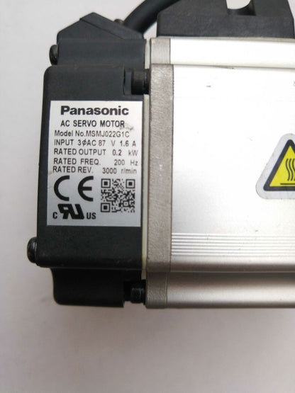 new msmj022g1c panasonic ac servo motor 1yr - PANASONIC