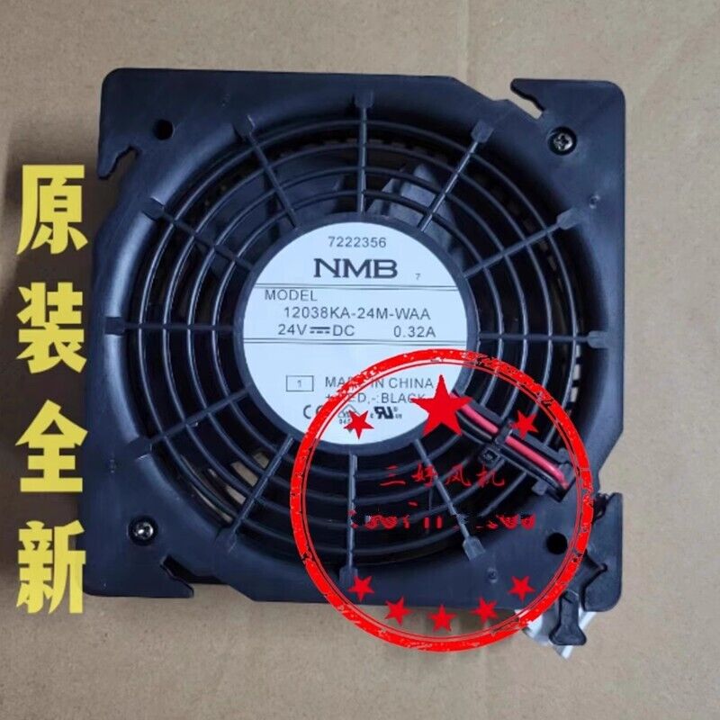 new 1 PCS NMB Fan 12038KA-24M-WAA for RITTAL filter DC24V 12CM cooling fan