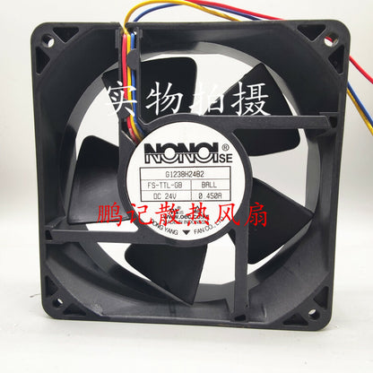 NONOI G1238H24B2 24V 0.450A 120*120*38mm axial fan