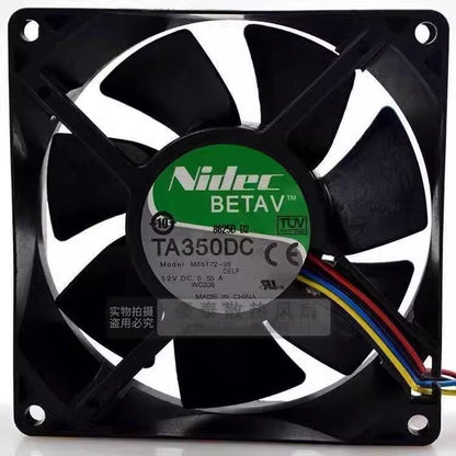 NIDEC TA350DC M35172-35 9032 DC12V 0.55A 4-Wire Silent Cooling Fan