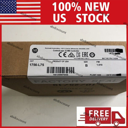 Sealed 1756-L75 Controller Logix 32MB Processor US - LOGIX