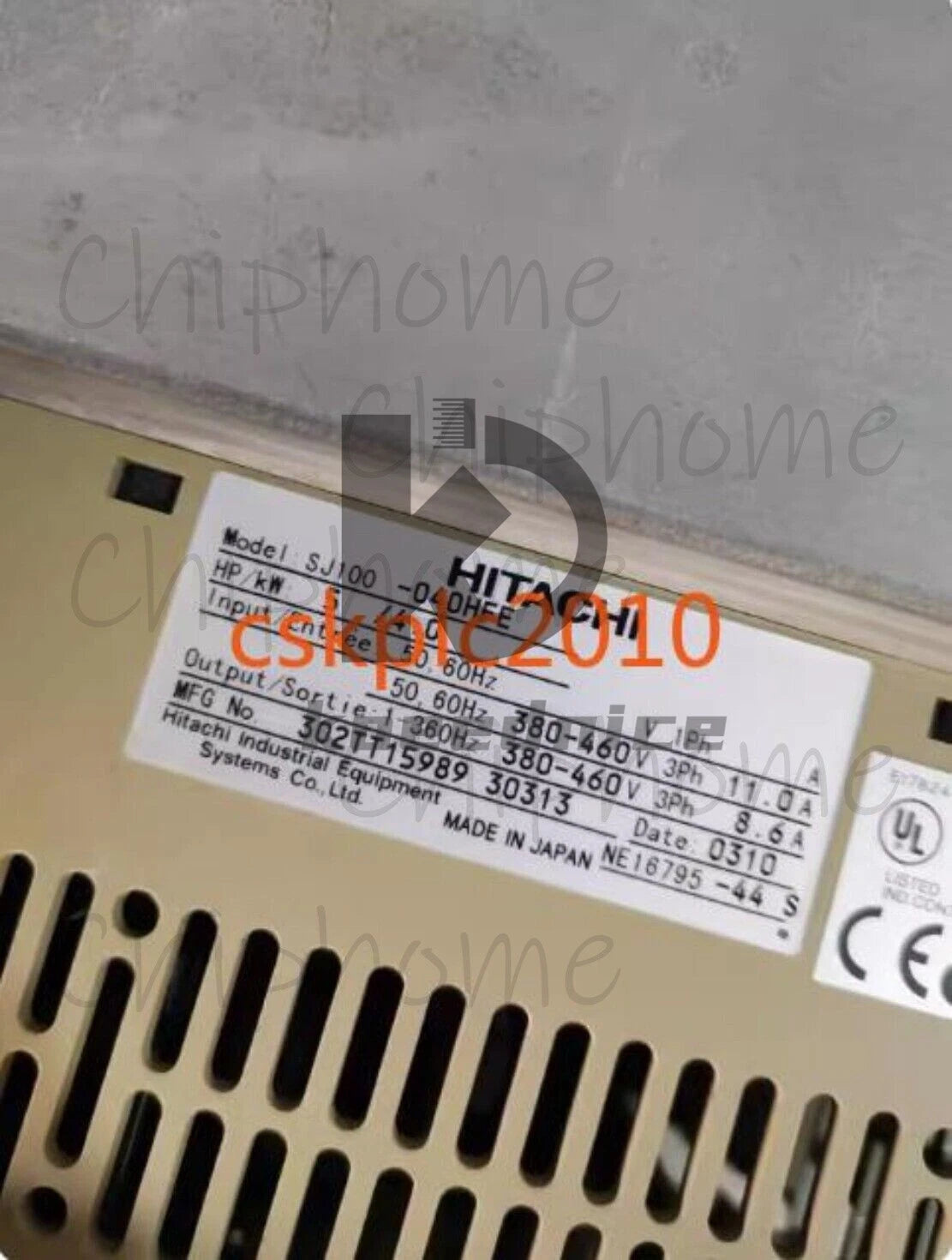 1 PCS Hitachi frequency converter SJ100-040HFE good condition